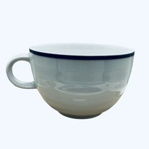 Crate & Barrel Roulette Blue Band Coffee Tea Cup Replacement